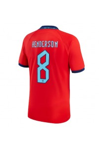 England Jordan Henderson #8 Fotballdrakt Borte Klær VM 2022 Korte ermer